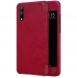 Nillkin Qin S-View Cover Vikbart Fodral Till Huawei P20 - Röd