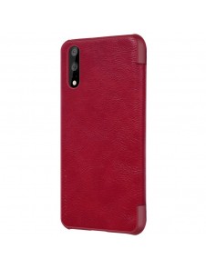 Nillkin Qin S-View Cover Vikbart Fodral Till Huawei P20 - Röd