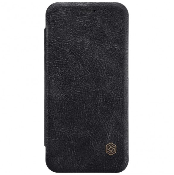 Nillkin Qin S-View Cover Vikbart Fodral Till Huawei P20 Lite - Svart