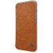 Nillkin Qin S-View Cover Vikbart Fodral Till Huawei P20 Lite - Brun
