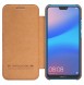 Nillkin Qin S-View Cover Vikbart Fodral Till Huawei P20 Lite - Brun