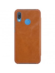 Nillkin Qin S-View Cover Vikbart Fodral Till Huawei P20 Lite - Brun