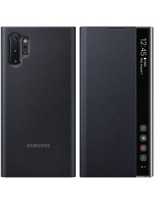Samsung EF-ZN975CBE Clear View Pro Cover Vikbart Fodral Till Samsung Galaxy Note 10 Plus - Svart