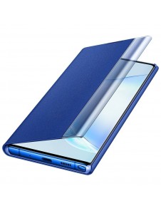 Samsung EF-ZN975CLEGWW Clear View Standing Cover med intelligent skärm för Samsung Galaxy Note 10 Plus - Blå