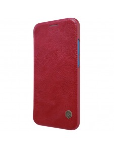 Nillkin Qin S-View Cover Vikbart Fodral Till Huawei P20 Lite - Röd