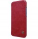 Nillkin Qin S-View Cover Vikbart Fodral Till Huawei P20 Lite - Röd