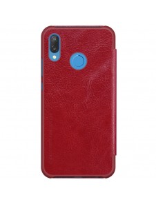 Nillkin Qin S-View Cover Vikbart Fodral Till Huawei P20 Lite - Röd