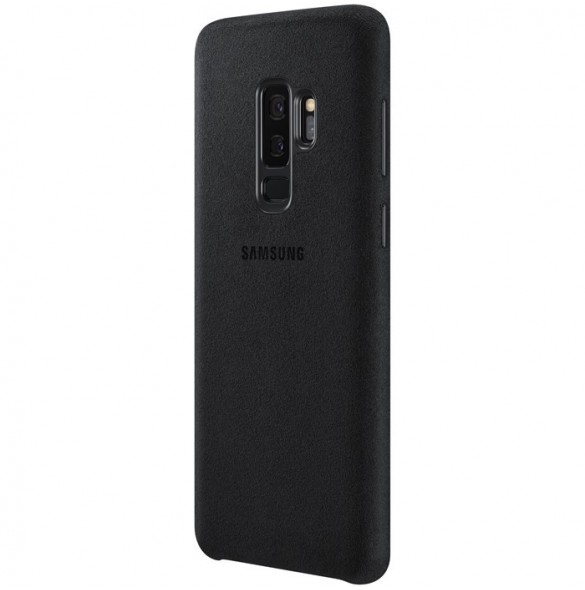 Samsung EF-XG965ABE Alcantara Cover Skal Till Samsung Galaxy S9 Plus - Svart