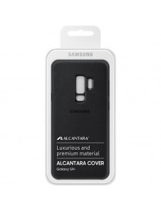 Samsung EF-XG965ABE Alcantara Cover Skal Till Samsung Galaxy S9 Plus - Svart