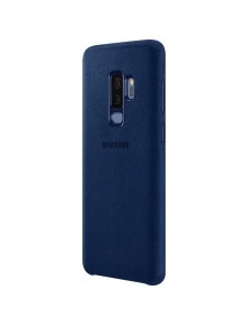 Samsung EF-XG965ALEGWW Alcantara Cover Skal Till Samsung Galaxy S9 Plus - Blå