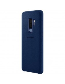 Samsung EF-XG965ALEGWW Alcantara Cover Skal Till Samsung Galaxy S9 Plus - Blå