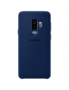 Samsung EF-XG965ALEGWW Alcantara Cover Skal Till Samsung Galaxy S9 Plus - Blå