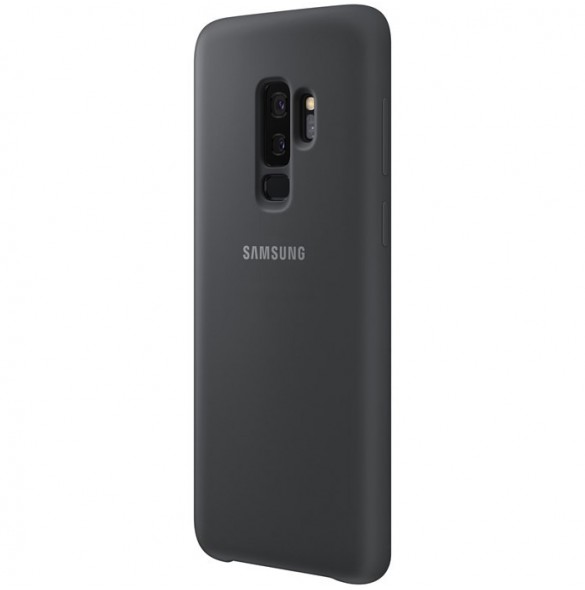 Samsung EF-PG965TBEGWW Silicone Cover Till Samsung Galaxy S9 Plus - Svart