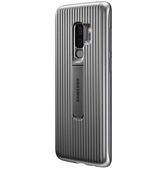 Samsung EF-RG965CSEGWW Protective Standing Cover Till Samsung Galaxy S9 Plus - Silver