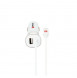 Integrerad kabel med Lightning Connector.