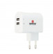 2 USB-portar för samtidig kraftfull laddning.