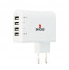 Allows you to charge 4 devices at a time, taking up just one outlet.