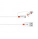 Används för Micro USB- eller Lightning Connector-port.