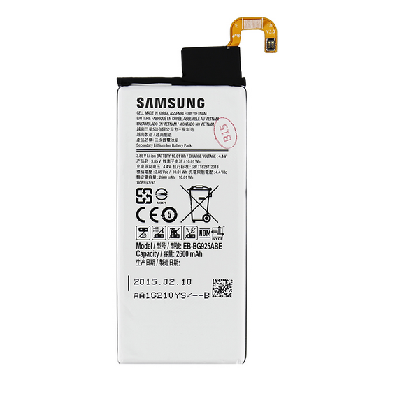 Samsung EB-BG925ABE Batteri Galaxy S6 Edge Li-Ion 2600mAh - Service pack