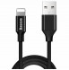 Långt laddande USB / Lightning-kabel.