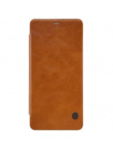 Nillkin Qin Book Case för Samsung Galaxy A8 2018 - Brun