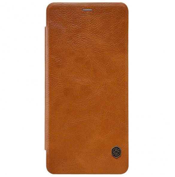 Nillkin Qin Book Case för Samsung Galaxy A8 2018 - Brun