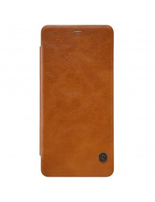 Nillkin Qin Book Case för Samsung Galaxy A8 2018 - Brun