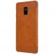 Nillkin Qin Book Case för Samsung Galaxy A8 2018 - Brun