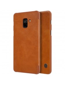 Nillkin Qin Book Case för Samsung Galaxy A8 2018 - Brun