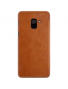 Nillkin Qin Book Case för Samsung Galaxy A8 2018 - Brun