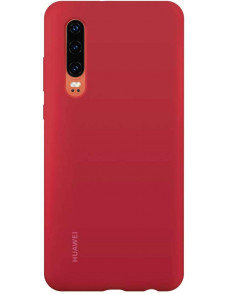 Huawei 51992848 Skyddsväska PU Skal till Huawei P30 - Röd
