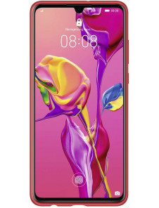 Huawei 51992848 Skyddsväska PU Skal till Huawei P30 - Röd