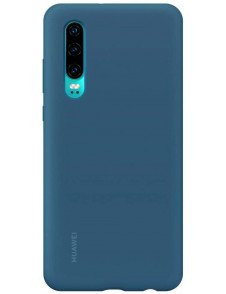 Huawei 51992850 Skyddsväska PU Skal till Huawei P30 - Denim Blå