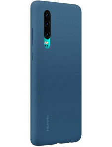 Huawei 51992850 Skyddsväska PU Skal till Huawei P30 - Denim Blå