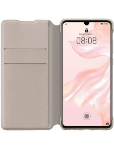 Huawei 51992858 Wallet Cover for Huawei P30 - Khaki