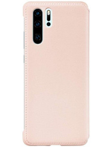 Huawei 51992868 Wallet Cover Bookcase med kortplats för Huawei P30 Pro - Rosa