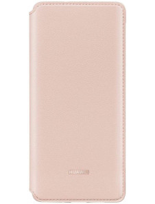Huawei 51992868 Wallet Cover Bookcase med kortplats för Huawei P30 Pro - Rosa