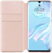 Huawei 51992868 Wallet Cover Bookcase med kortplats för Huawei P30 Pro - Rosa