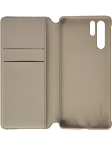 Huawei 51992870 Wallet Cover Bookcase med kortplats för Huawei P30 Pro - Khaki