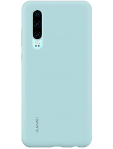 Huawei 51992958 Skyddsväska PU Skal till Huawei P30 - Ljusblå