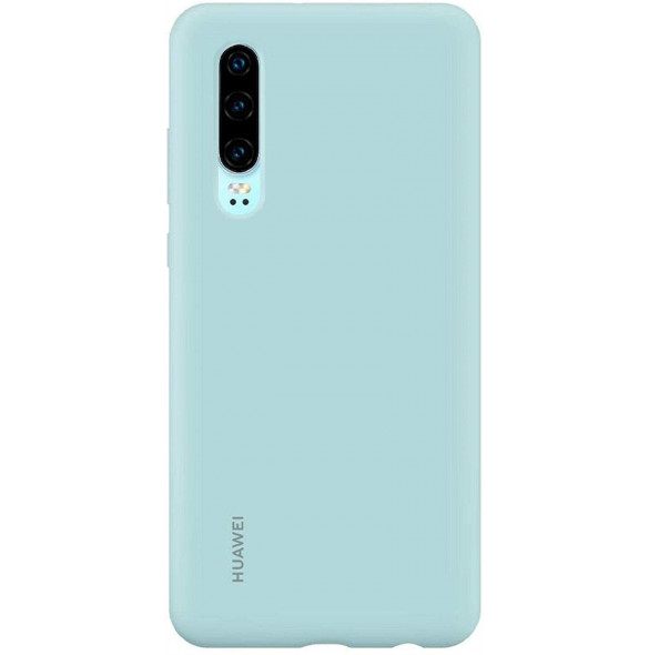 Huawei 51992958 Skyddsväska PU Skal till Huawei P30 - Ljusblå