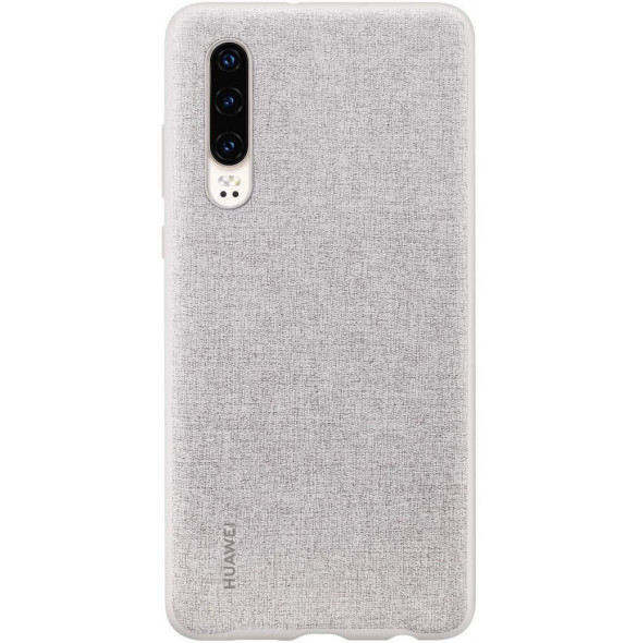 Huawei 51992994 Skyddsväska PU Skal till Huawei P30 - Grå