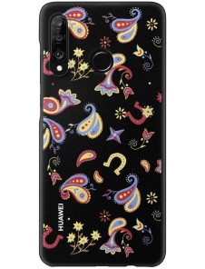 Huawei 51993073 Skyddsväska TPU Skal till Huawei P30 Lite - Flower Black