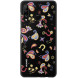 Huawei 51993073 Skyddsväska TPU Skal till Huawei P30 Lite - Flower Black