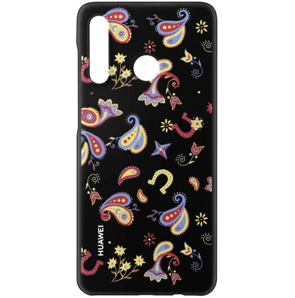 Huawei 51993073 Skyddsväska TPU Skal till Huawei P30 Lite - Flower Black