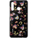 Huawei 51993073 Skyddsväska TPU Skal till Huawei P30 Lite - Flower Black