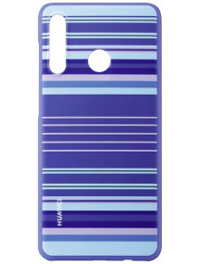 Huawei 51993075 Skyddsväska TPU Skal till Huawei P30 Lite - Blå Lines