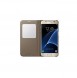Samsung EF-CG930PFE S-View Case Vikbart Fodral Till Samsung Galaxy S7 - Guld