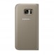 Samsung EF-CG930PFE S-View Case Vikbart Fodral Till Samsung Galaxy S7 - Guld