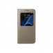 Samsung EF-CG930PFE S-View Case Vikbart Fodral Till Samsung Galaxy S7 - Guld